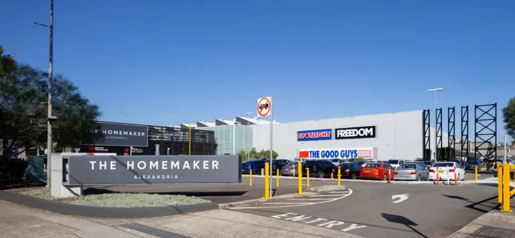 Alexandria Homemaker Centre car park